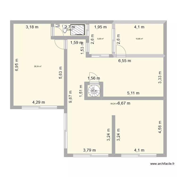 casa. Plano de 6 y 112 m² casa. Plano de 6 y 112 m²