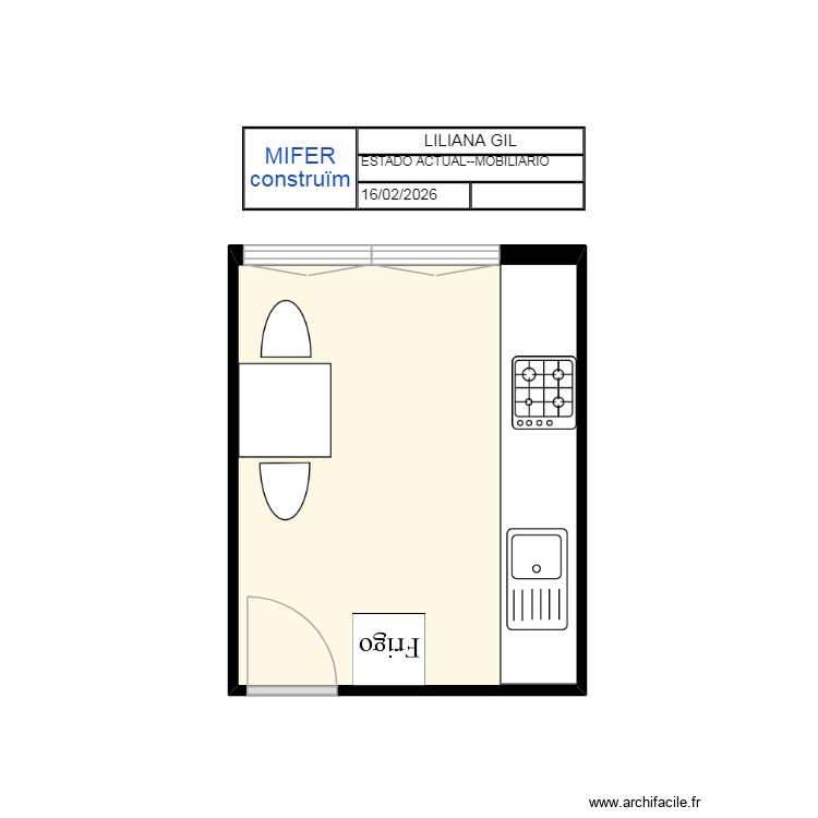 LILIANA GIL (AGRAMUNT) ACTUAL--- MOBILIARIO ---. Plano de 0 habitación y 0 m2 LILIANA GIL (AGRAMUNT) ACTUAL--- MOBILIARIO ---. Plano de 0 habitación y 0 m2