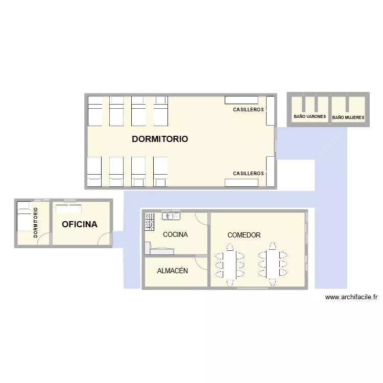 campamento recsiminer. Plano de 