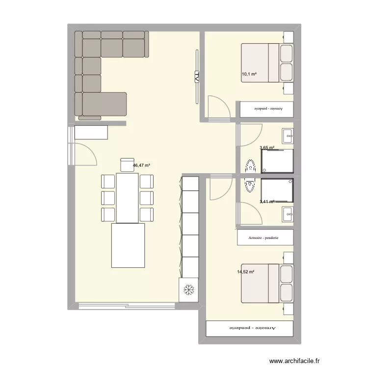 004. Plano de 5 y 78 m² 004. Plano de 5 y 78 m²