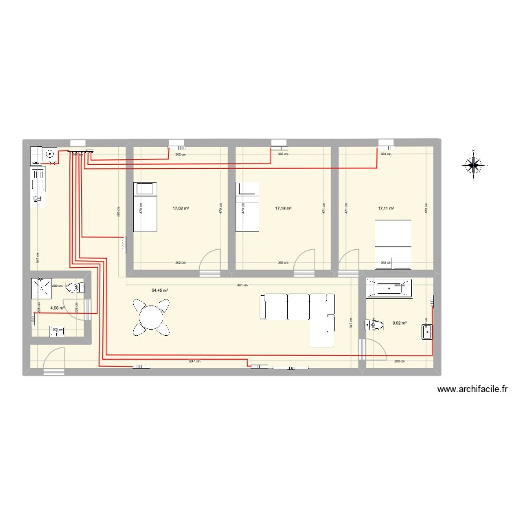 CALEFACCION. Plano de 0 habitación y 0 m2