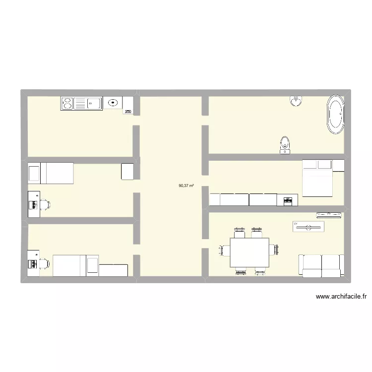 FrancesMapa. Plano de 