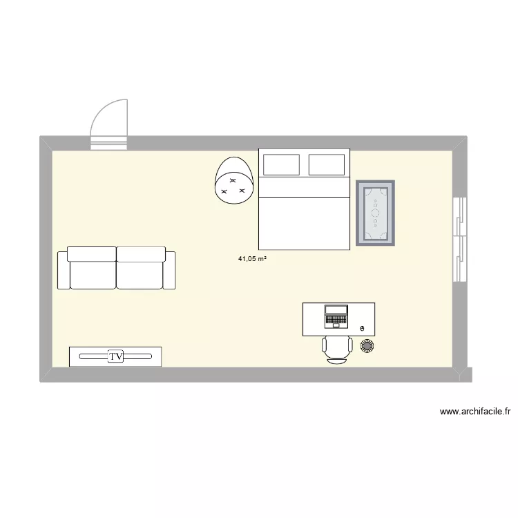 ma maison. Plano de 1 y 41 m² ma maison. Plano de 1 y 41 m²