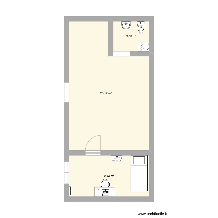 ALE abajo. Plano de 0 habitación y 0 m2