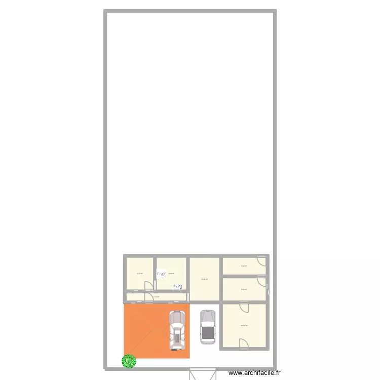 casa diseño. Plano de 7 y 62 m² casa diseño. Plano de 7 y 62 m²