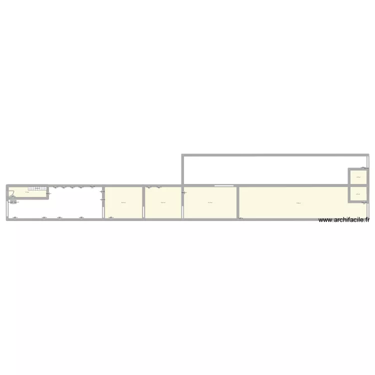 proyecto. Plano de 7  y 174 m²