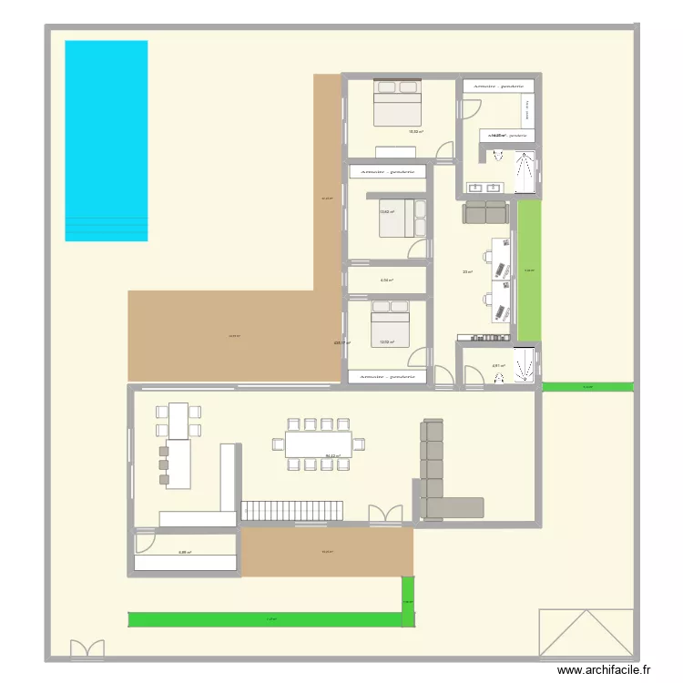 casa ala alcayna pedro 2. Plano de 10 Habitaciones y 845 m² casa ala alcayna pedro 2. Plano de 10 Habitaciones y 845 m²
