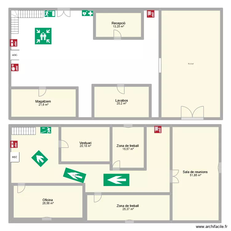 IPO. Plano de 10 y 377 m² IPO. Plano de 10 y 377 m²