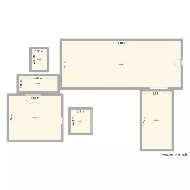macarrones. Plano de 