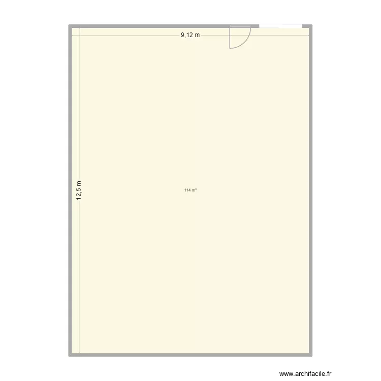 casa CASA. Plano de 1  y 114 m²