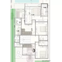 RDC+1er étage- avec mésures-révisé- salon révisé- alignement CU-extension parking-amenagement extérieur et jardin