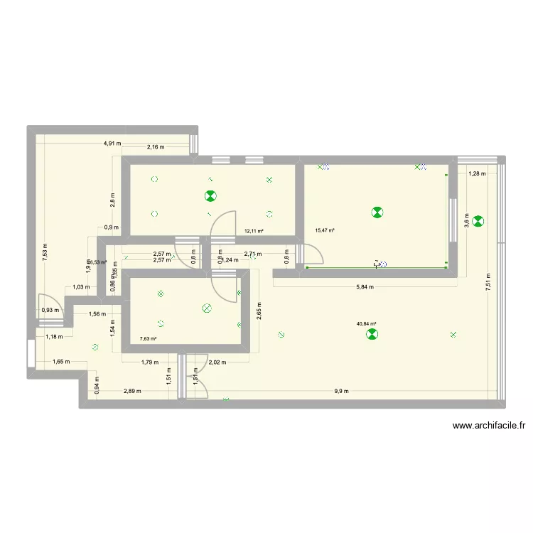 pasito. Plano de 5 y 103 m² pasito. Plano de 5 y 103 m²