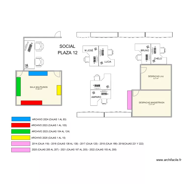 archivo vistas. Plano de 3  y 25 m²