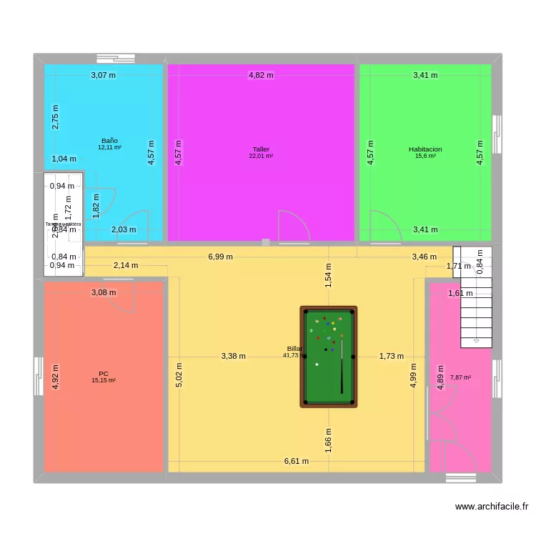 Sotano 4. Plano de 5 Habitaciones y 111 m² Sotano 4. Plano de 5 Habitaciones y 111 m²