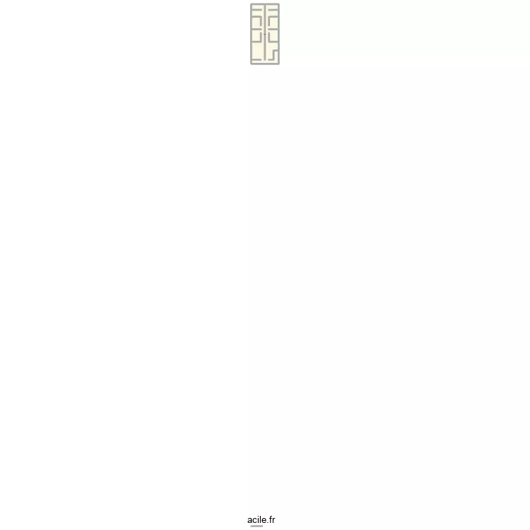 casa 2. Plano de 1  y 94 m²