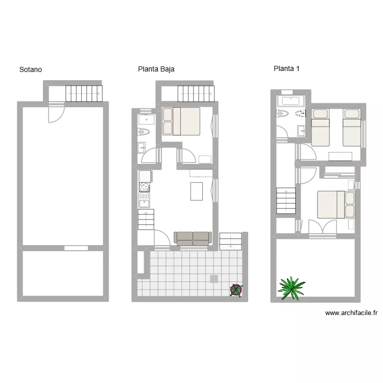 plano. Plano de 11 y 89 m² plano. Plano de 11 y 89 m²