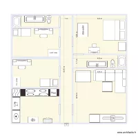 plano tecno pasillo 1m