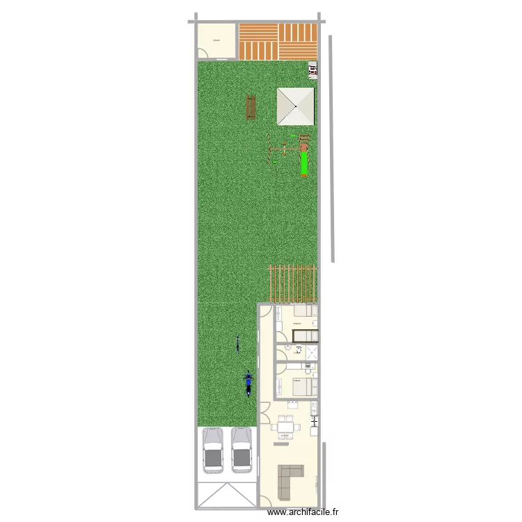 casa castillo 2. Plano de 5 Habitaciones y 82 m² casa castillo 2. Plano de 5 Habitaciones y 82 m²