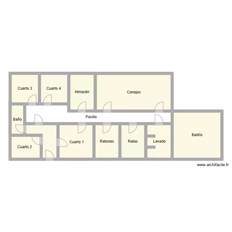 Mapa con nombres. Plano de 12 y 120 m² Mapa con nombres. Plano de 12 y 120 m²