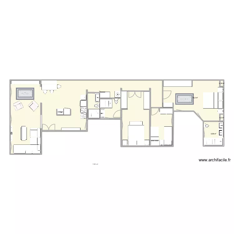 fernan Gonzalez 19 12. Plano de 9 y 107 m² fernan Gonzalez 19 12. Plano de 9 y 107 m²