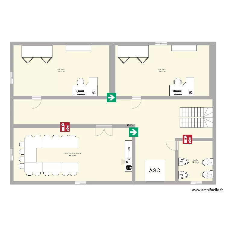 primer piso. Plano de primer piso. Plano de