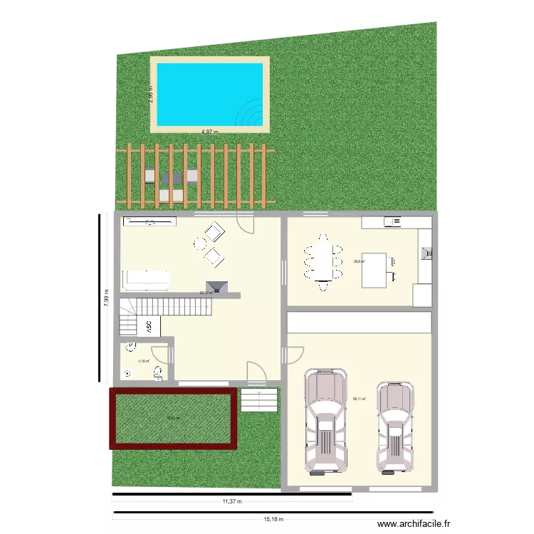 Planta baja. Plano de 