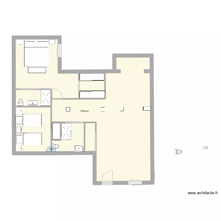 castello 44  opcion 3. Floor plan with 