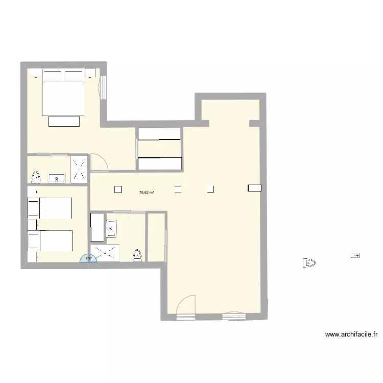 castello 44  opcion 4. Floor plan with 