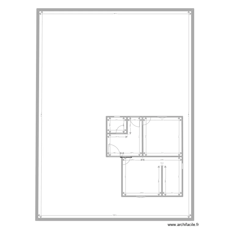 بيترو. Floor plan with 