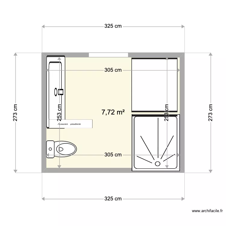sdb first piso. Floor plan with 