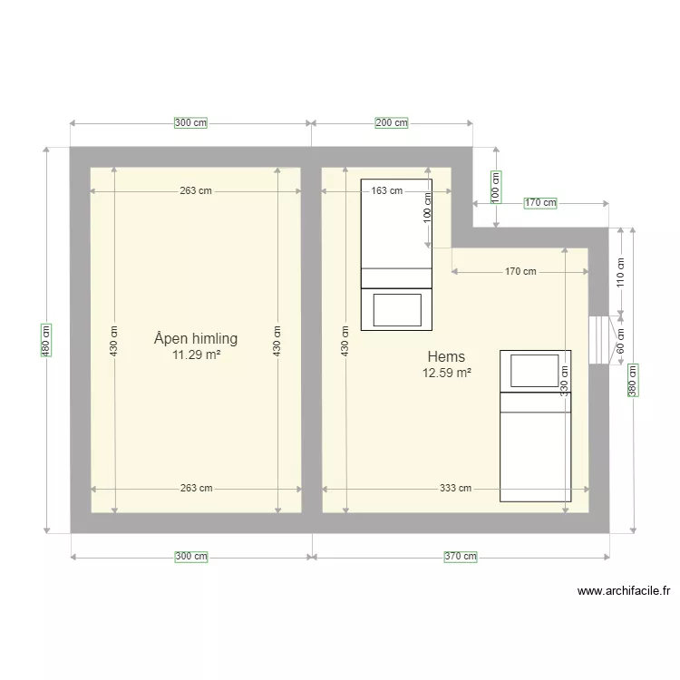 2etg. Floor plan with 