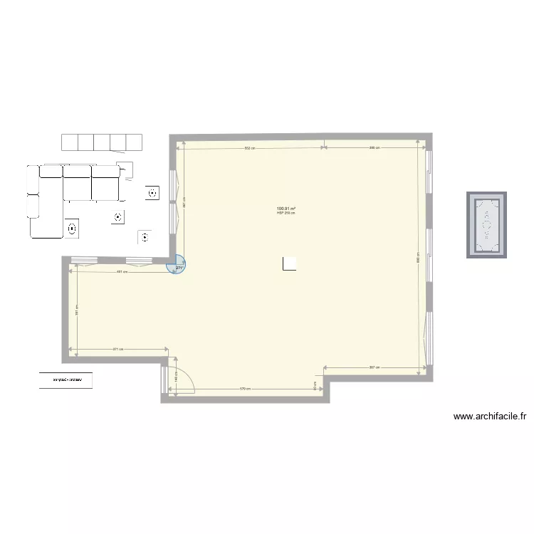 amiga marta 10. Floor plan with 