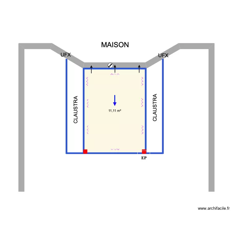 CLEMENTE TAVIRA. Floor plan with CLEMENTE TAVIRA. Floor plan with