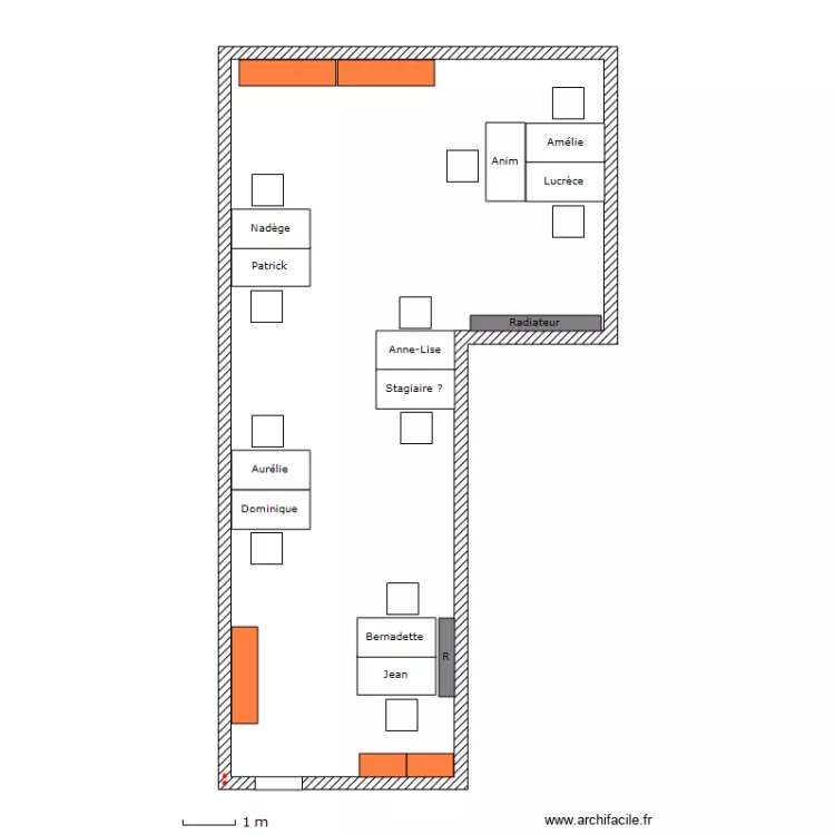 PAC2E. Floor plan with 