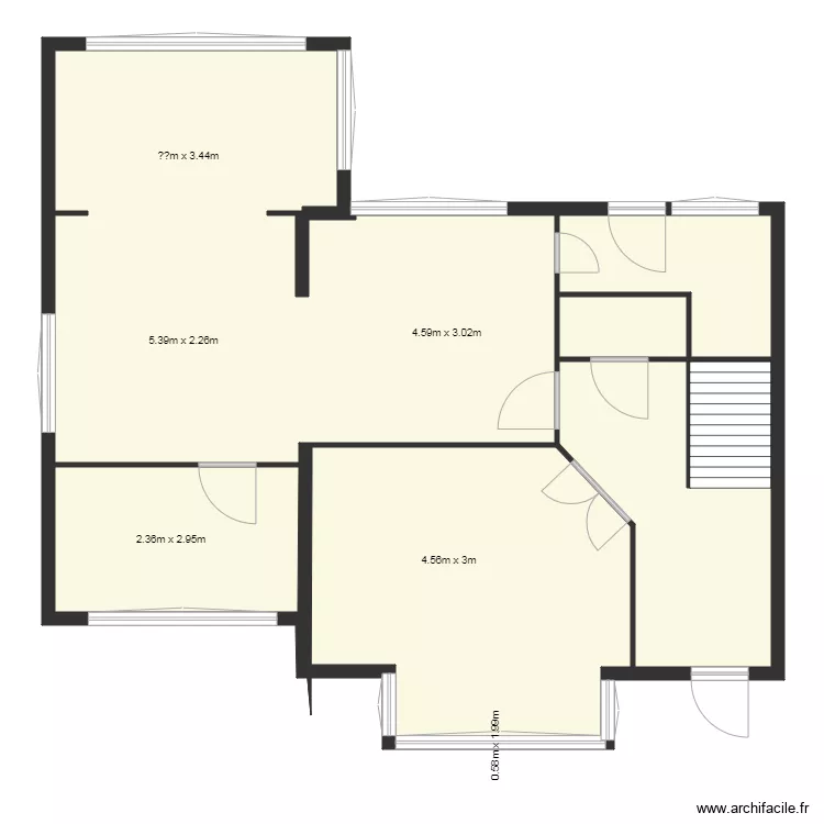 Plan 3a. Floor plan with 