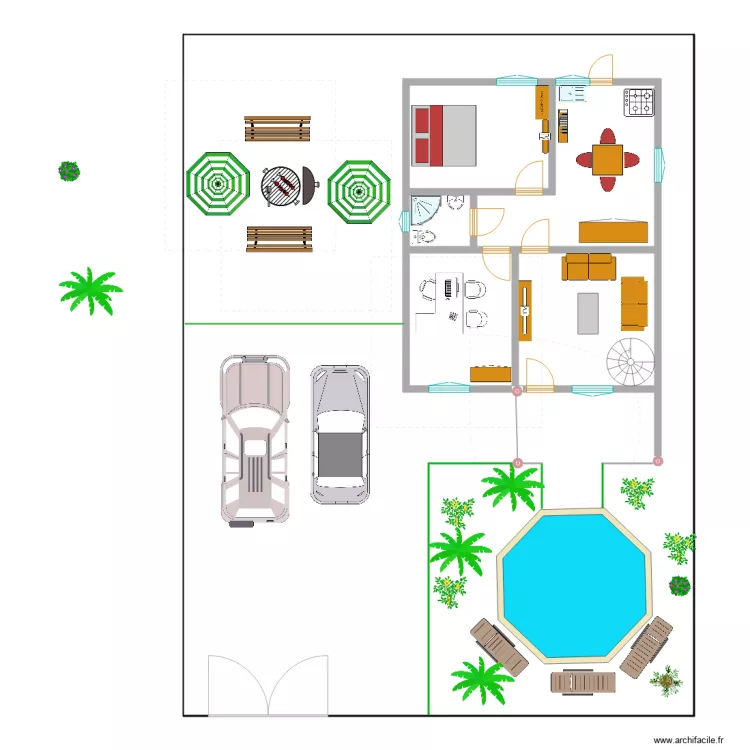 chanel. Floor plan with 