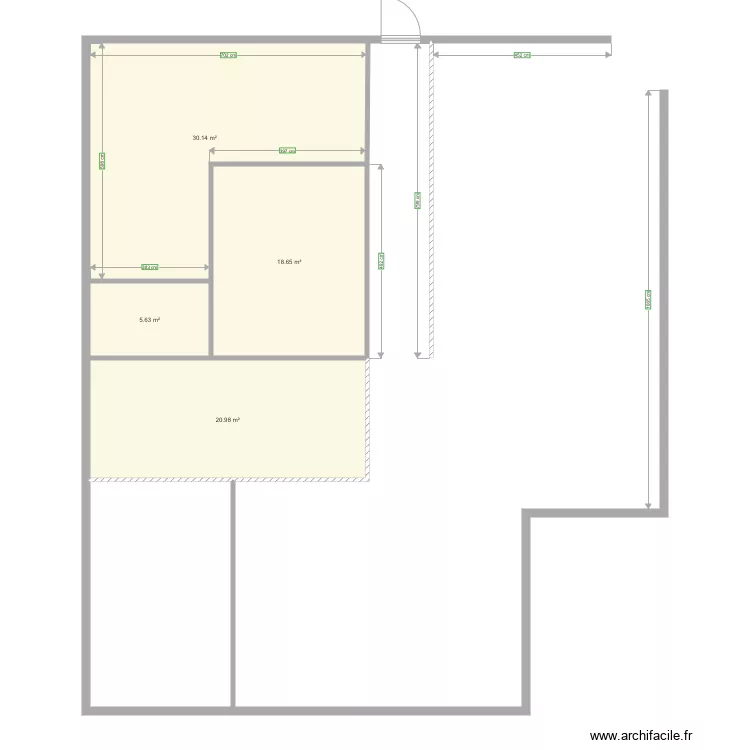 Mini kuwum 1. Floor plan with 