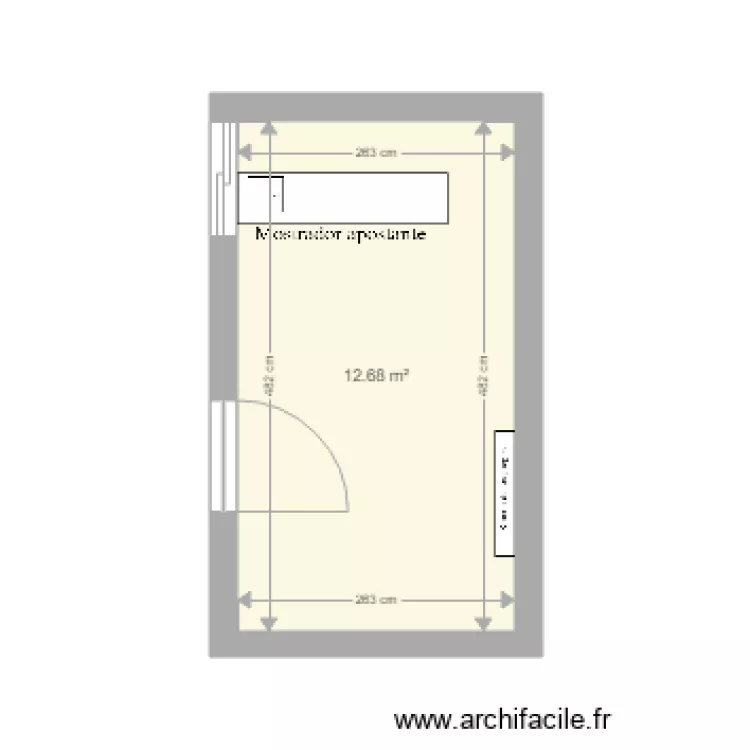 55730 Local Actual. Floor plan with 