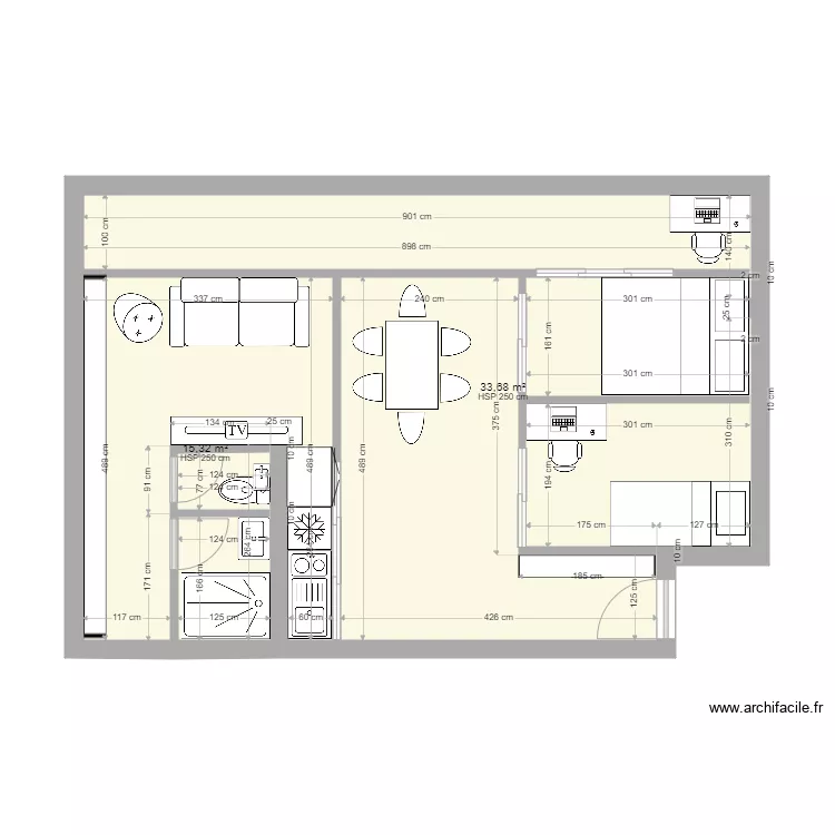 loggia. Floor plan with 