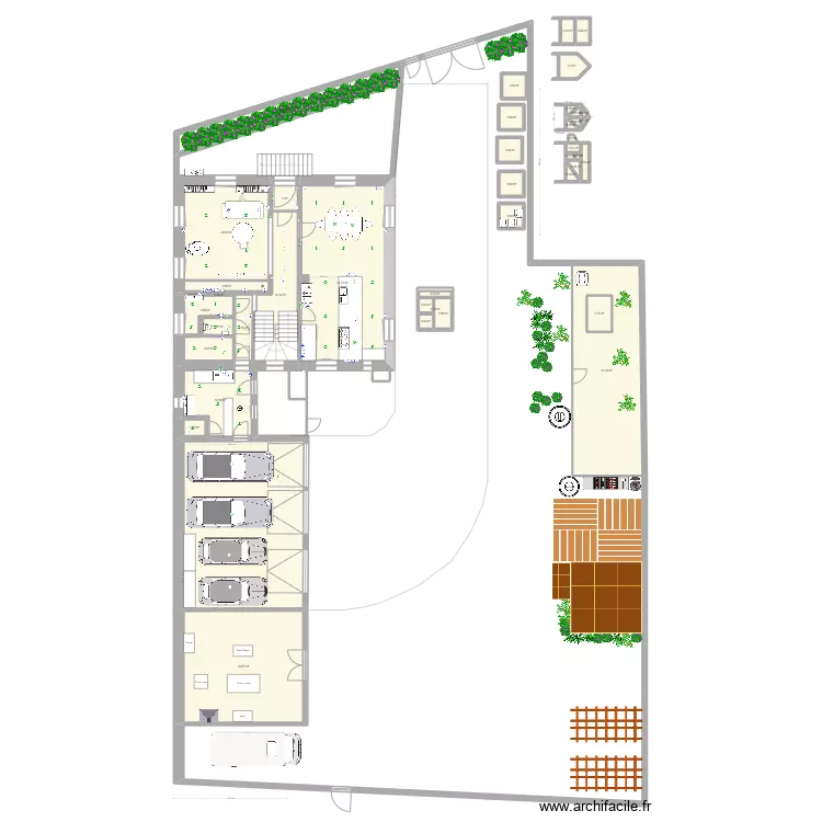 Schweighouse. Floor plan with 