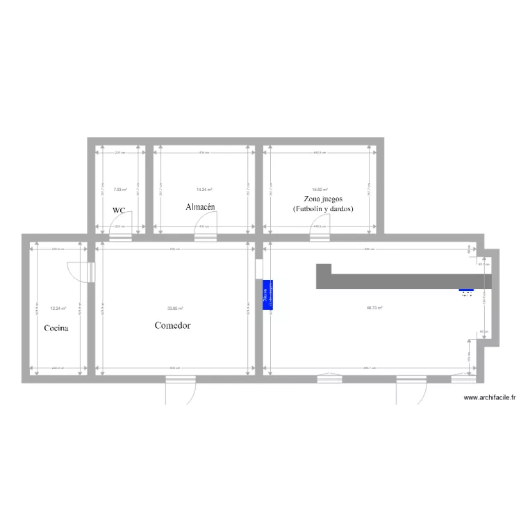 56055Local Propuesto. Floor plan with 