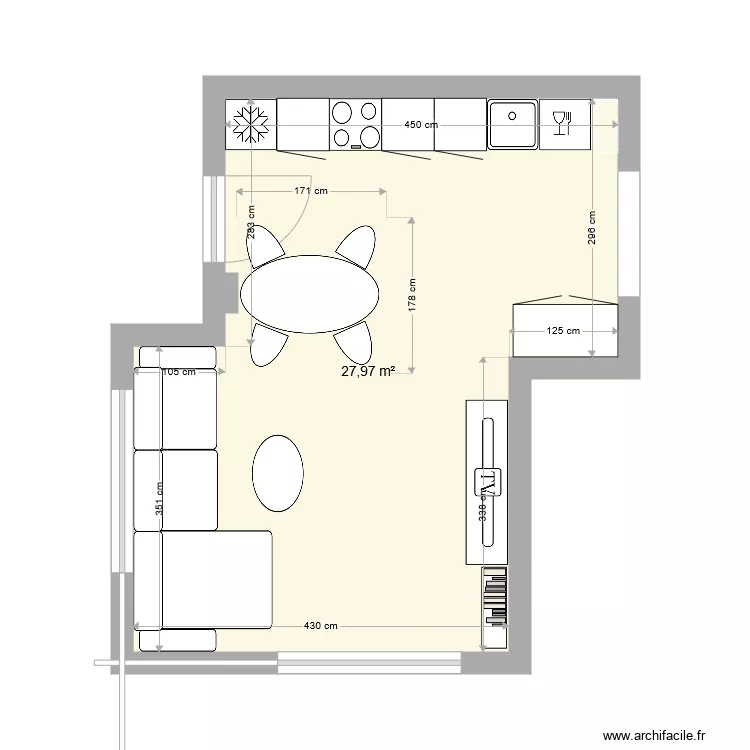 Living room 2. Floor plan with 