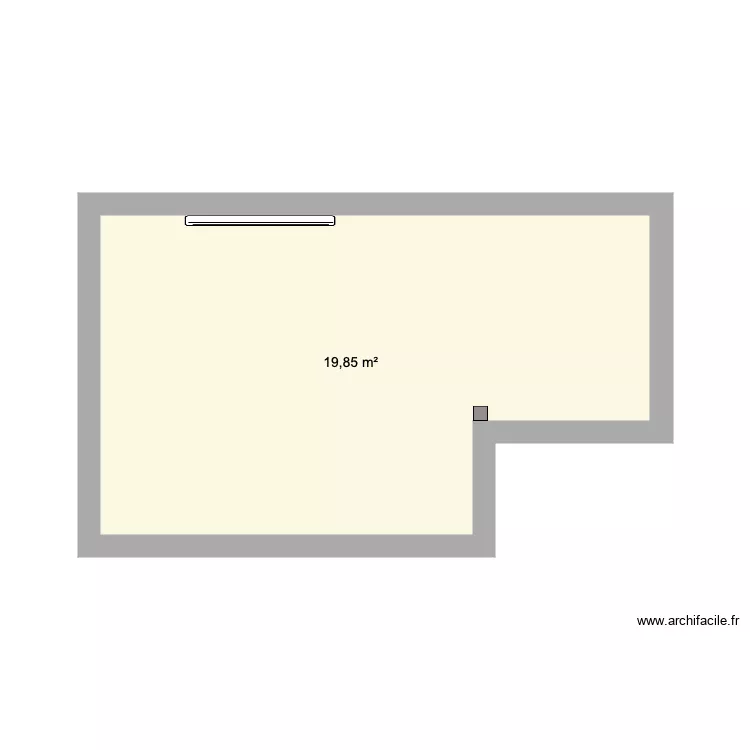 Living room. Floor plan with 