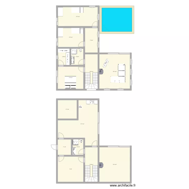 some concept II. Floor plan with 