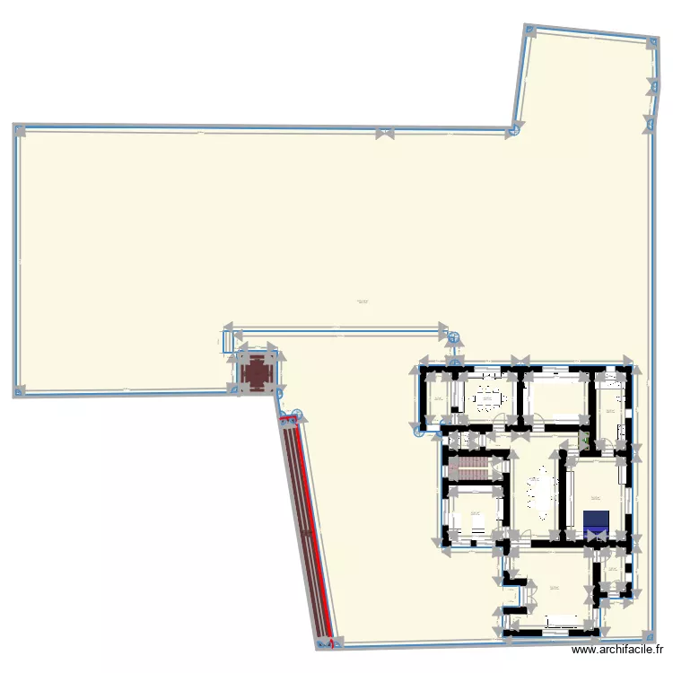 ?????. Floor plan with 