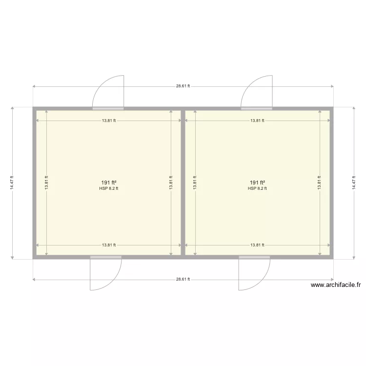 Hygiena. Floor plan with 
