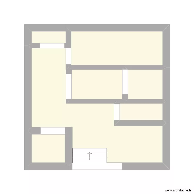 1 lab. Floor plan with 