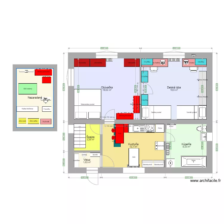 Kopia. Floor plan with 