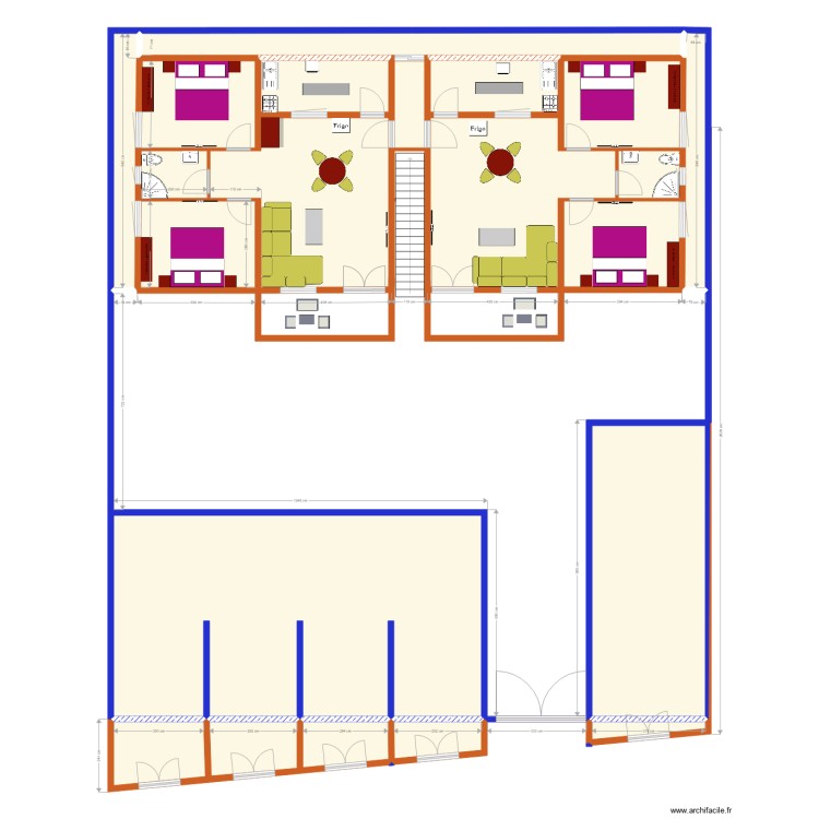 musalac appartement etage. Floor plan with 0 room and 0 m2