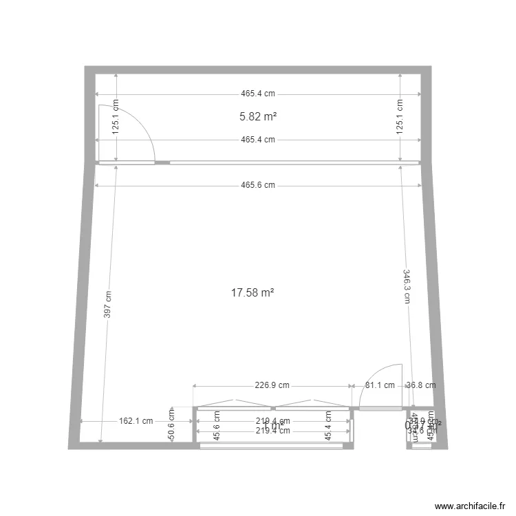 56145 Local Actual. Floor plan with 